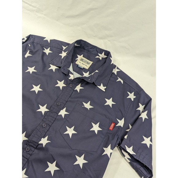 RSVLTS Other - RSVLTS Shirt Mens Medium Navy White Stars The Hubble Performance Patriotic USA